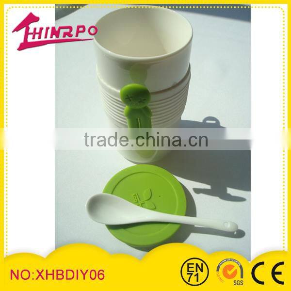 Eco-Friendly Feature and PP Plastic Type coffee mug with silicone lids and cover silicone bottle cover
