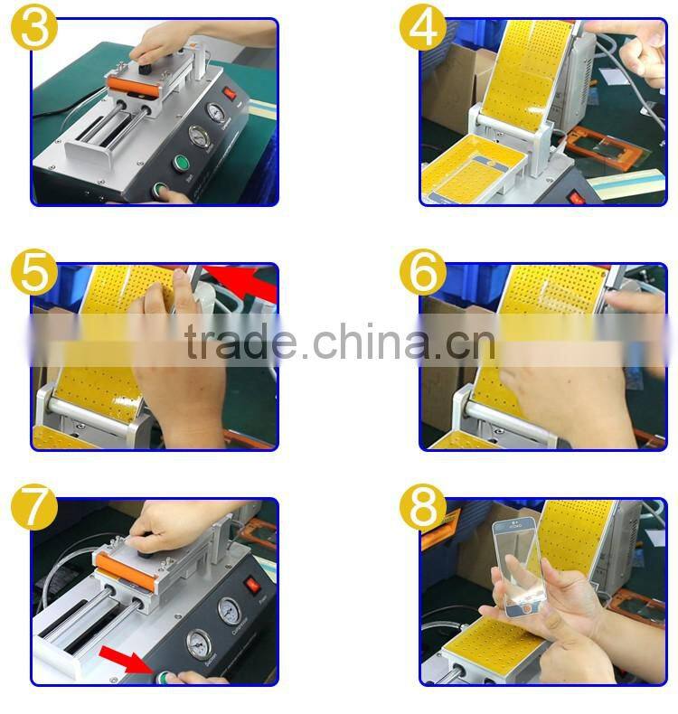 One-up Manufacture OCAmaster Stable Quality LCD Front Glass For iPhone LCD Refurbishing