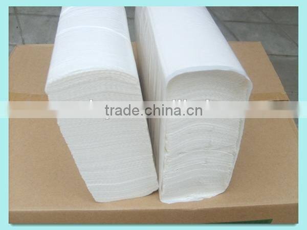 2014 hot sale N fold hand towel paper for dispenser in china