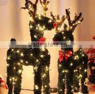 Cheap PVC Plastic Christmas Outdoor Decorative Deer