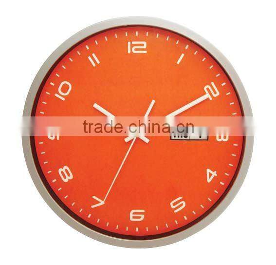 Wall clock with calendar
