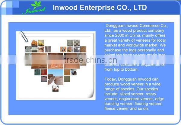 Natural Zebra Veneer with Fleece Paper