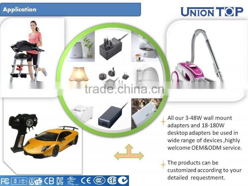 CV mode desktop type adapter 12v 2a with CE/RoHs