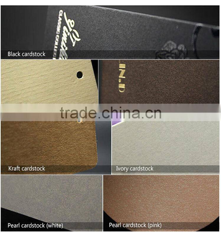 Customerized hangtag paper tag printing sock header card