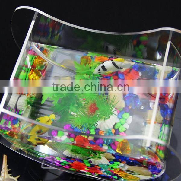 Hot sell high transparent classic acrylic material acrylic fish tank for stores