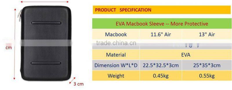 BUBM 2016 EVA shockproof computer laptop bag for macbook air Zippered case for Macbook Air 13"