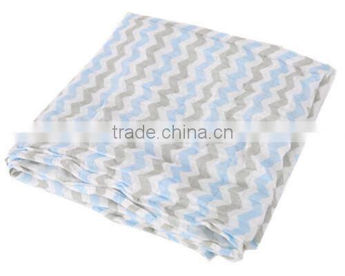 Chevron Design 100% Cotton Baby Muslin Wrap