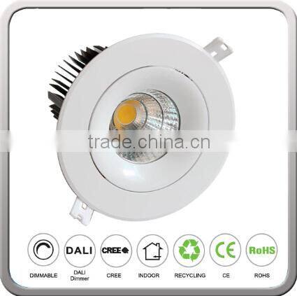 High CRI90 25W COB Led Downlight Dimmable