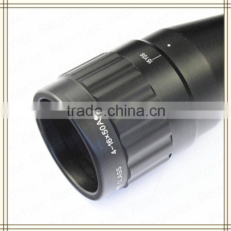 3 levels illuminated objective lens parallax correction, fast focus and beauty scope