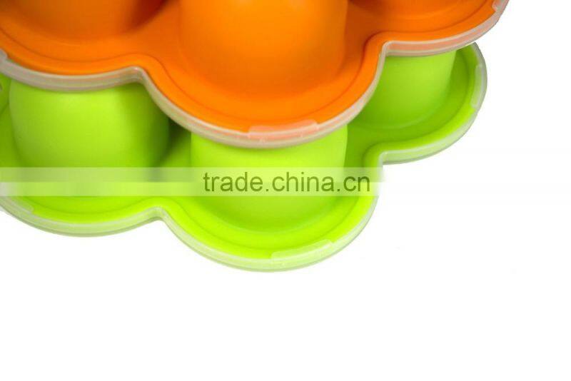 Wholesale FDA food grade non stick bpa free silicone baby food containers