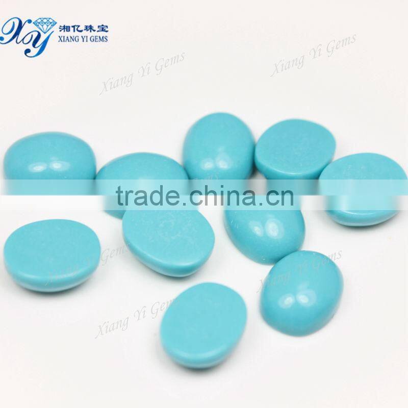 7x9mm kawaii cabochons prices turquoise stone beads oval shape bulk turquoise stone