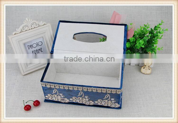 Romantic cardboard tissue paper box