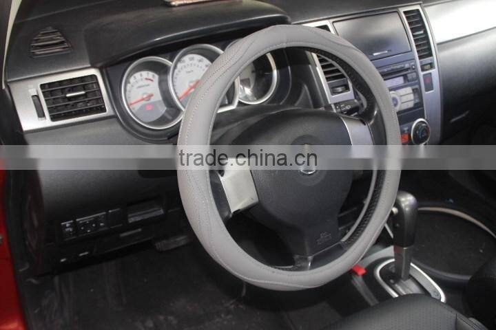 leather automobile classic steering wheel cover and The automobile steering wheel