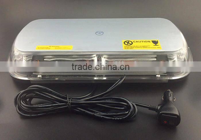 DC12V-24V 44 LED 44W Magnets Emergency Strobe Lightbar Amber/Blue ,8 Flash way LED warning Light