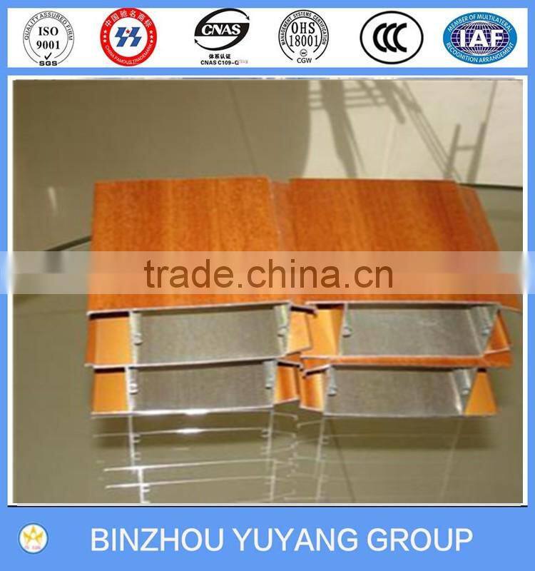 Wood-grain aluminium extrusin profile