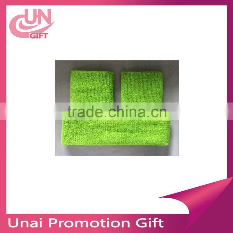 Comfy Cotton Flexible Headband Sweatband Wristband Sports Yoga