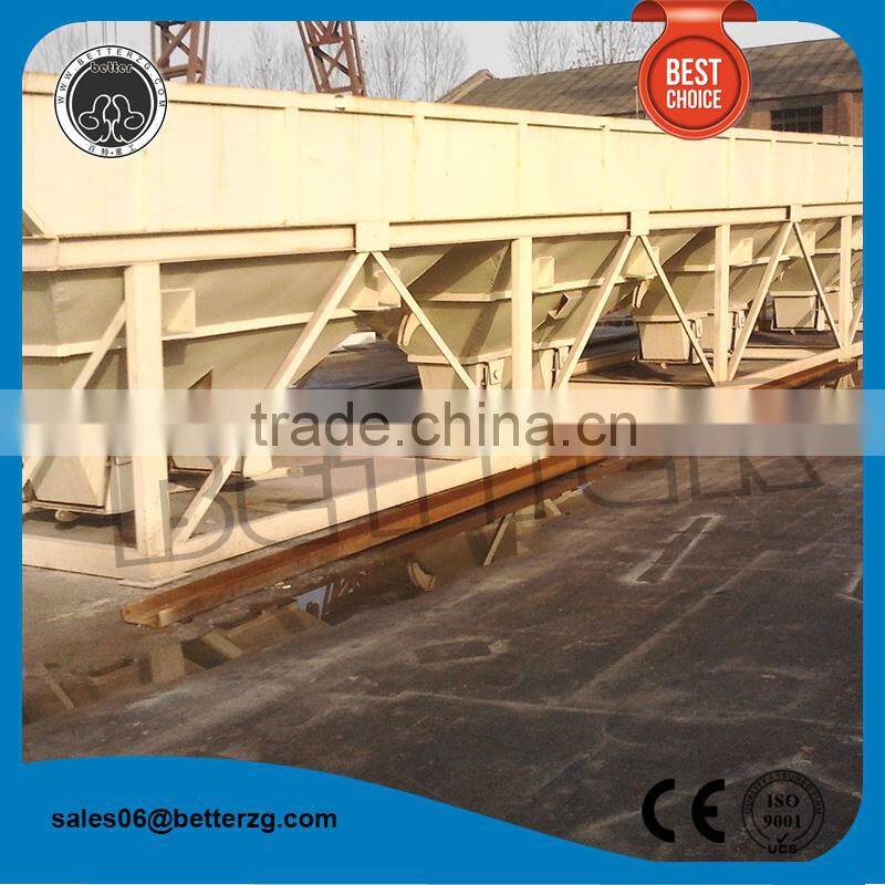 Aggregate concrete construction for concrete batching plant or mobile plant
