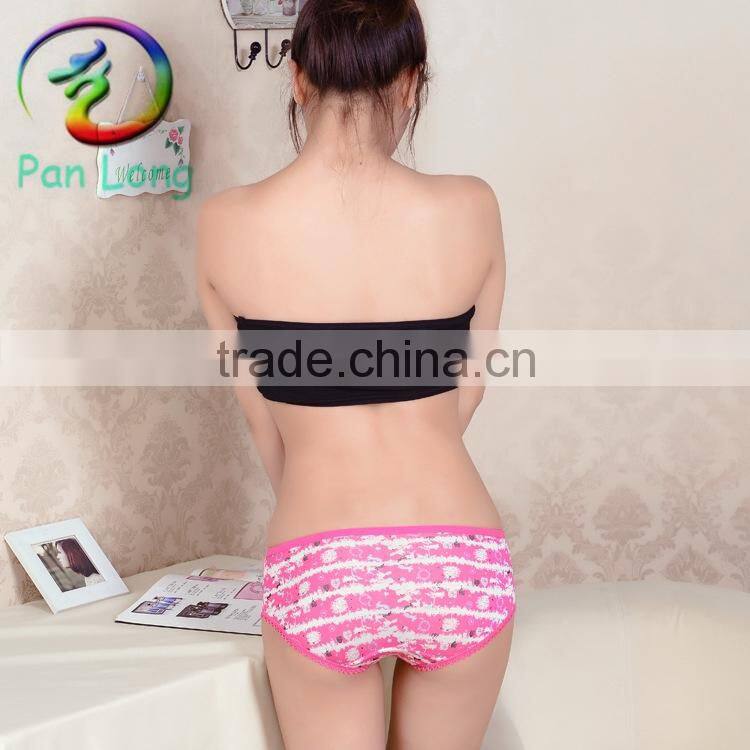 2015 new Sexy Briefs underwear undergarments for girls lace panties colorful hipster