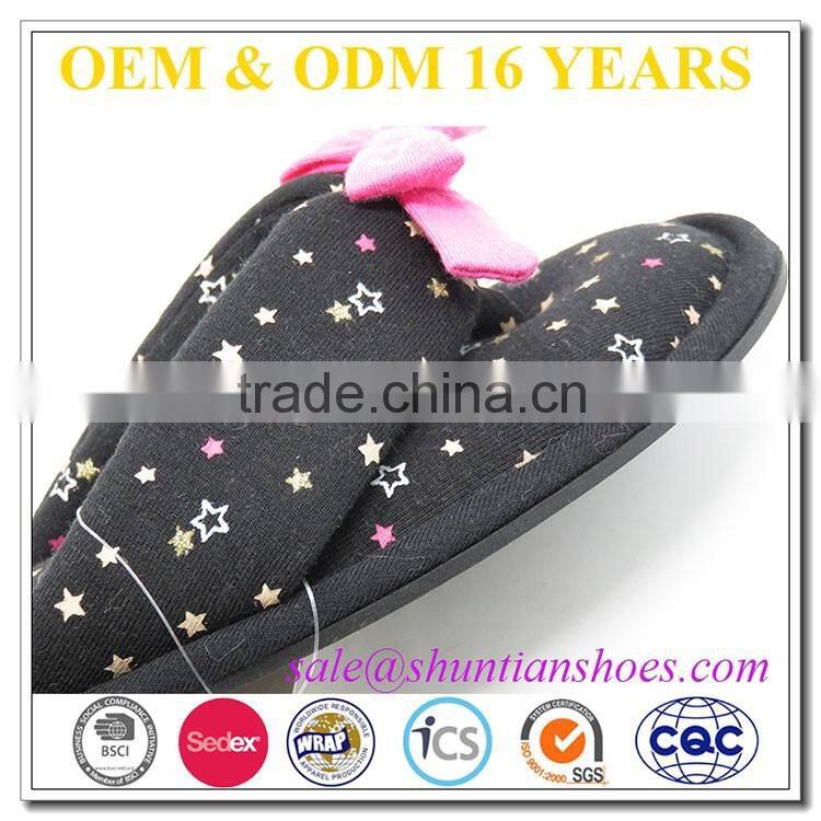 very cheap anti-slip quiet indoor women flip flops