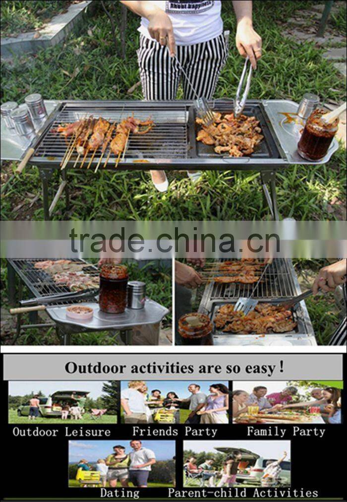 Portable outdoor BBQ grills for Picnic
