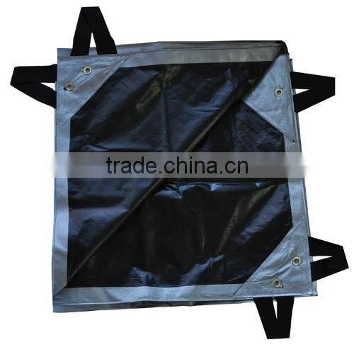 20' X 40' 6oz Heavy Duty Premium Silver Hay Tarp - 12 Mil Thickness