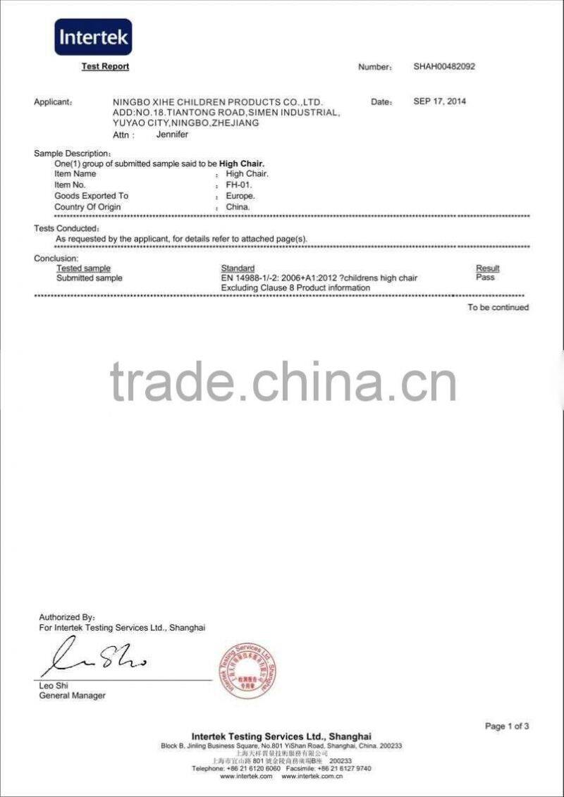 high chair for baby feeding, folding restaurant baby high chair