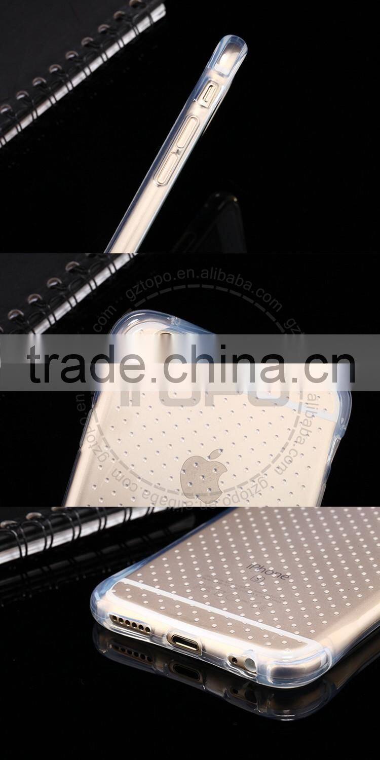 Wholesaler Factory price Shockproof Gasbag Soft TPU Cover airbag Anti-Fall cell phone Anti-knock case for iPhone 5 5s 6 6s plus