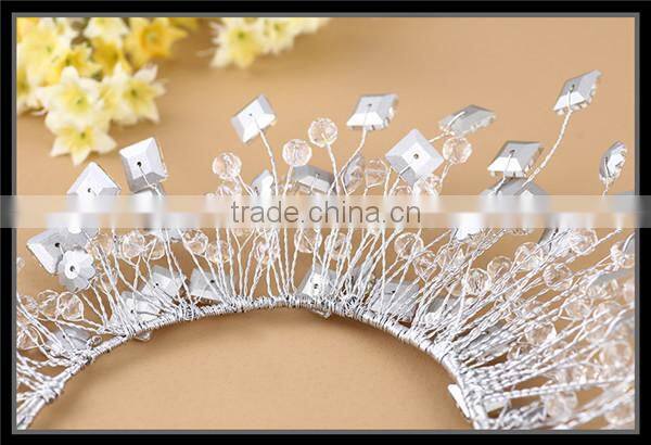MYLOVE 2015 lastest crystal hair accessory statement diamond hairbands MLF091X
