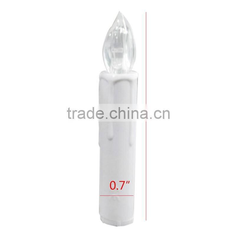 Electric candle light 12 color change flicking tea light for wedding