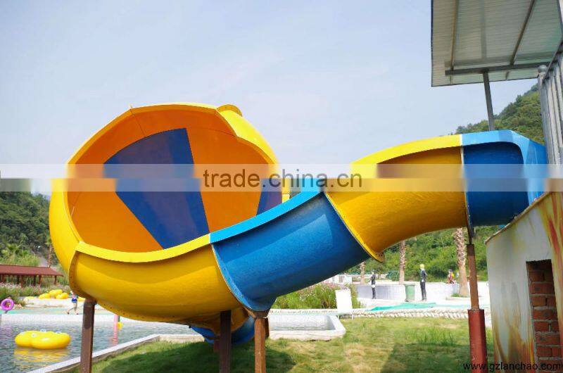 Trumpet water rides fiberglass