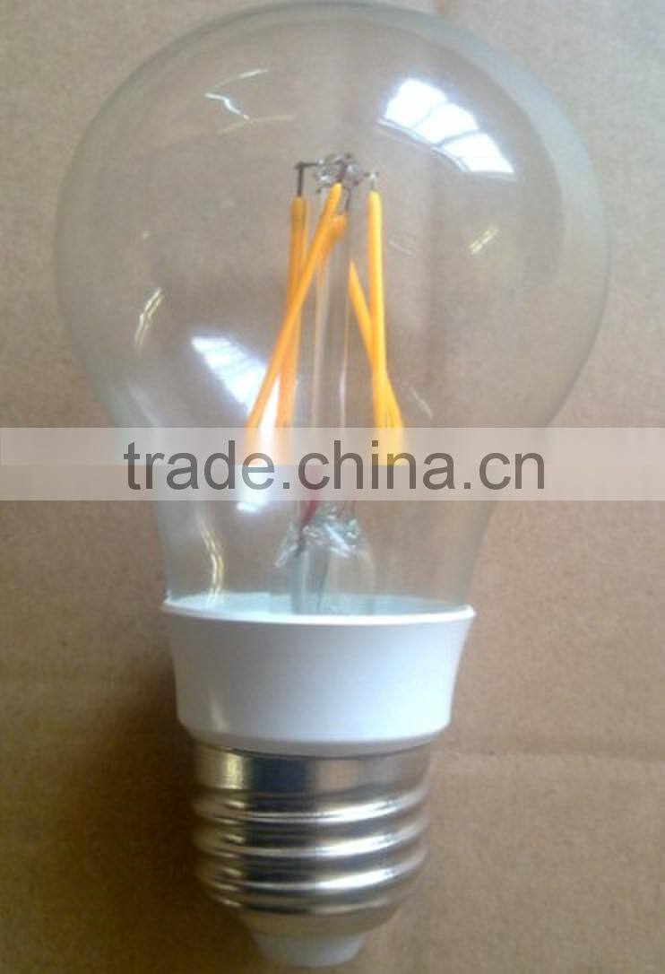 3.5W LED Filament Bulb A55 E27 lamp base replace 25W incandescent filament lamp