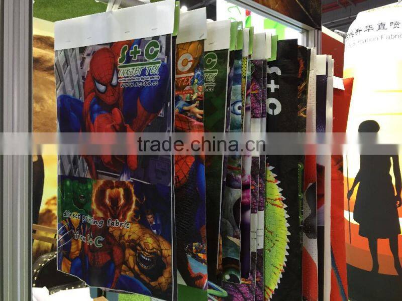 tension fabric fire retardant b1 display for dye sublimation direct printing printing
