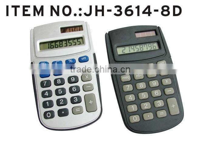 8 digits dual power electronic counter calculator,desktop calculator