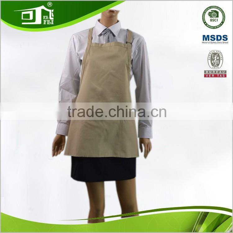 Trade Assurance Poly and Cotton Three Pockets Bib Aprons