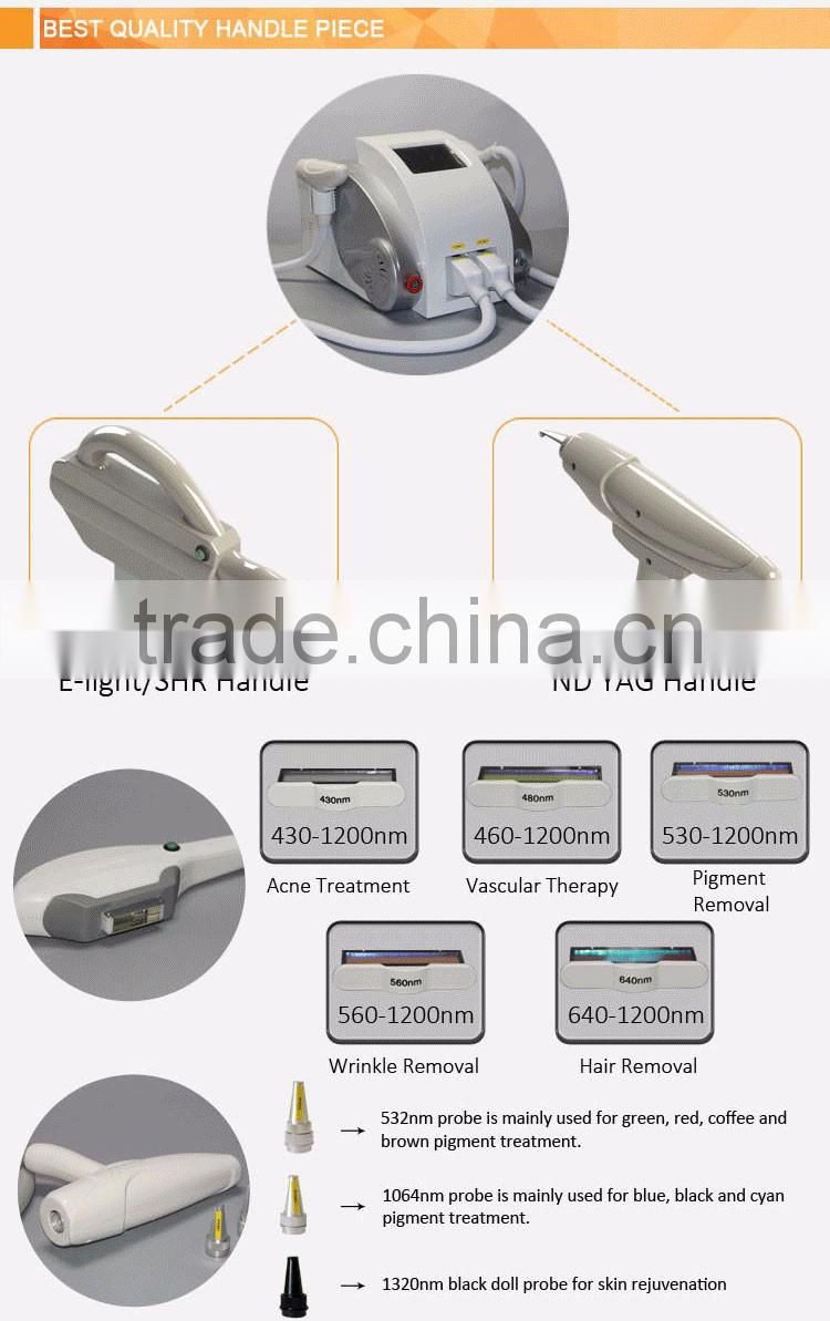 New arrival hot selling CE FDA ipl laser machine epilation for pigmentation