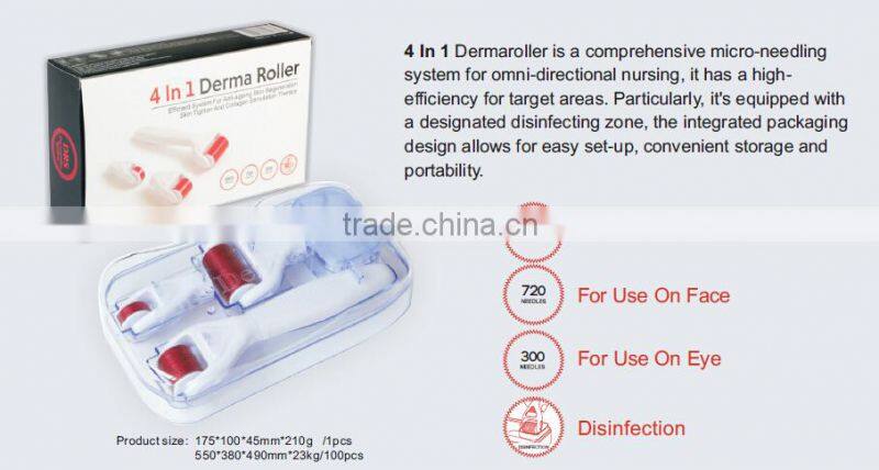 2015 NEW 4 in 1 medical dr roller/ derma roller