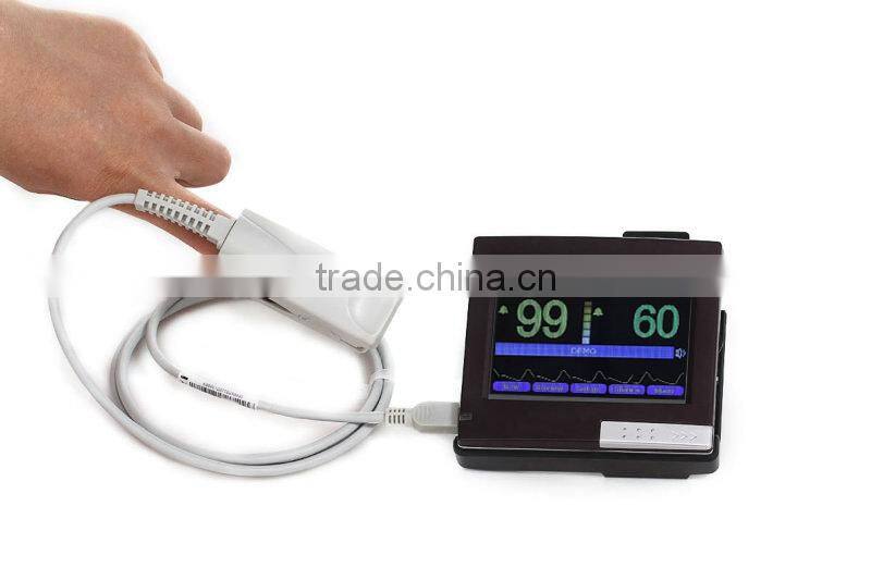 Touch Screen Color TFT Handheld Pulse Oximeter with Free Software - Spo2 Monitor Pulse oximeter(PM-60A)-Shelly