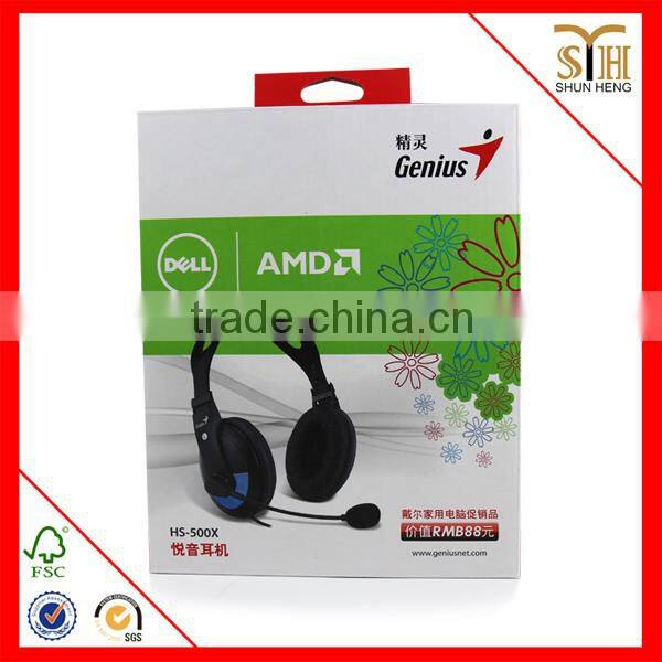 cardboard box for headset