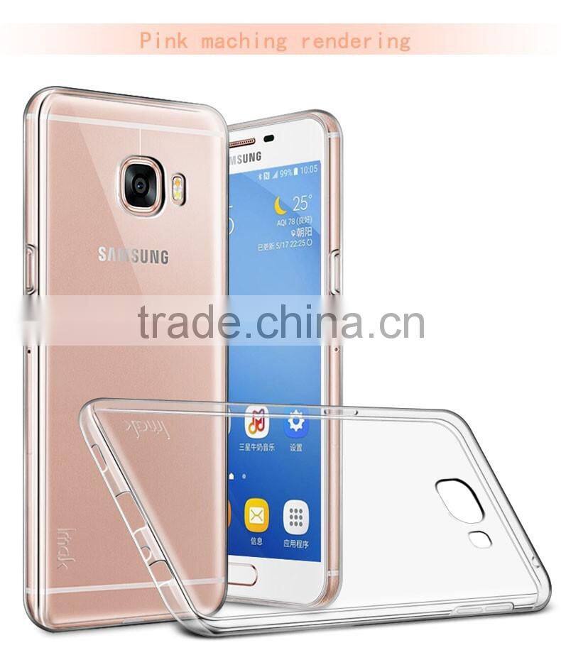 2016 Newest Imak Quality Stealth Soft case for Samsung Galaxy C7 C7000, Quality TPU SOFT Case Flex Armor case