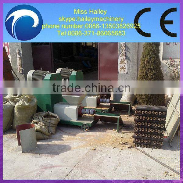 energy saving hexagon shape sawdust briquette machine/wood briquette making machine/biomass wood charcoal briquette machine