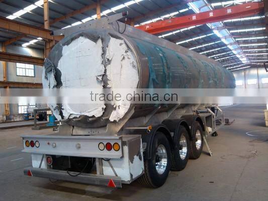 50000 liters capacity oil transportation tanker fuel tank semi trailer