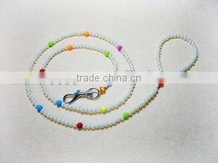 Wood dog leashes and collars with stainless snap hook