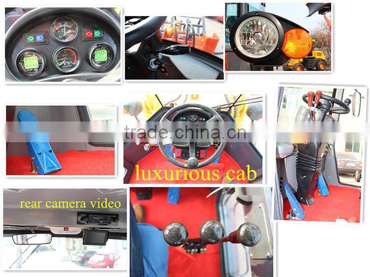 China new condition 3.0T small front end loader with deutz engine and big tire