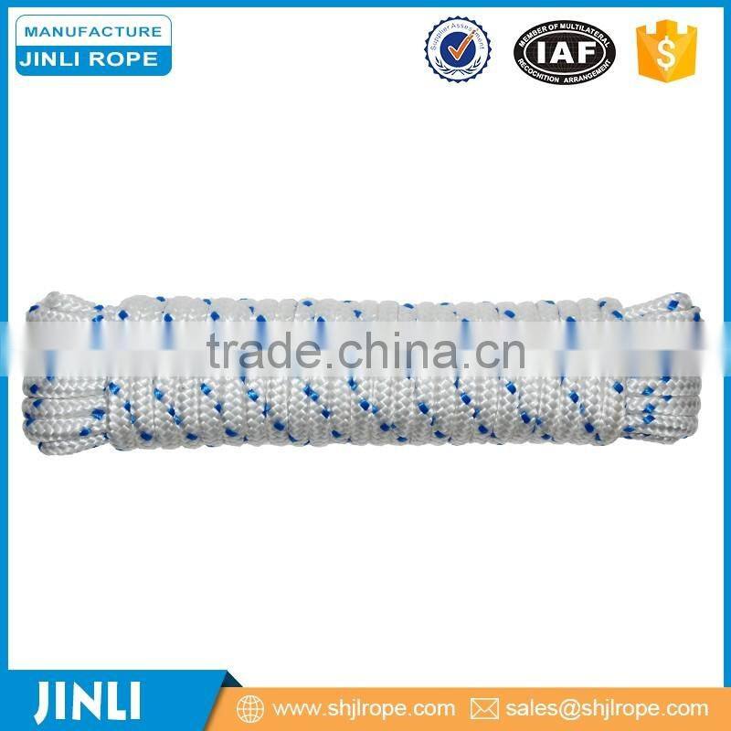 3mm, 5mm, 6mm white nylon braided rope