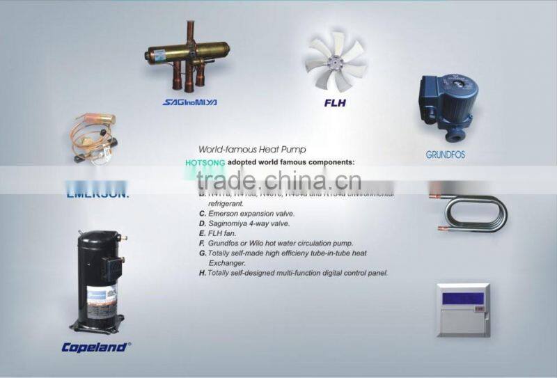 daikin scroll compressor dc swimming pool heat pump capacity 39kw