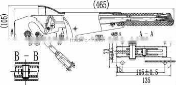 OEM CHINA Construction machiery parts- hand brake lever