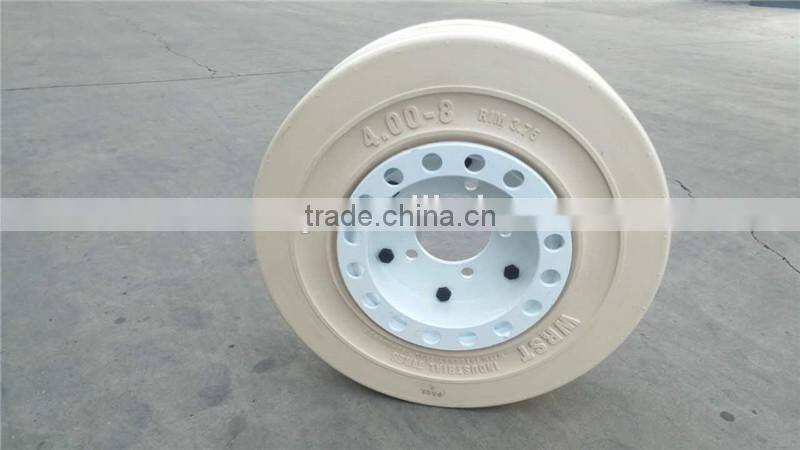 factory price heavy duty trailer parts solid pneumatic tyres 3.60-8 with high performance