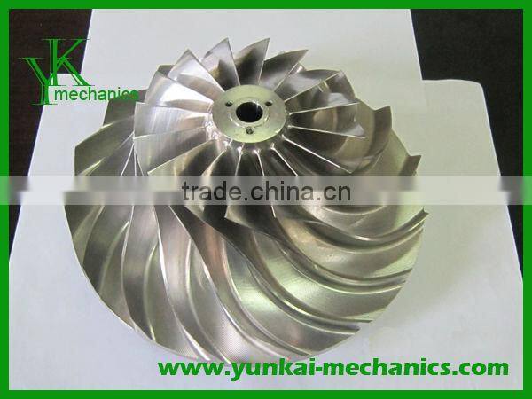 Precision cnc machining turbine blade, stainless steel impeller, turbine impeller