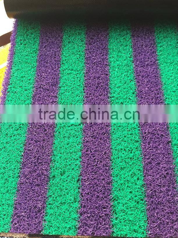 2016 New Double color Ribber ribbed plastic pvc mat