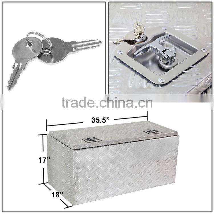 36" Aluminum truck tool box, pickup underbody toolbox, underbed storage toolbox